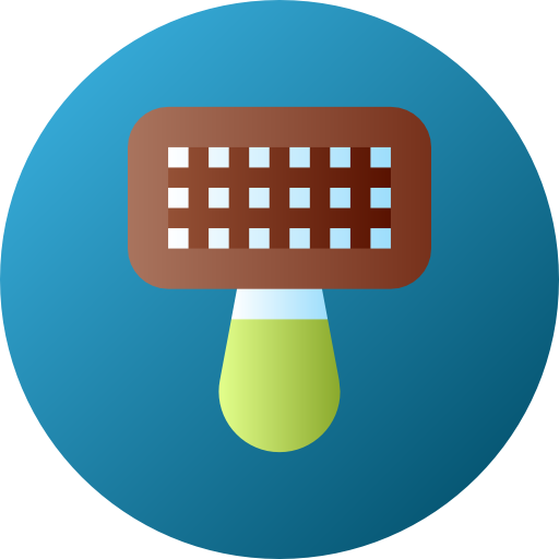 شانه و برس و پرزگیر سگ