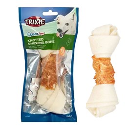 تشویقی سگ تریکسی مدل دو سرگره با دورپیچ مرغ: