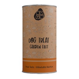 تشویقی طبیعی سگ مکدلف مدل کراکس طعم فیله مرغ