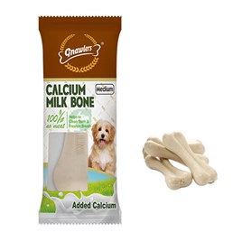 تشویقی سگ گناولز مدل استخوان کلسیم دار 90 گرم