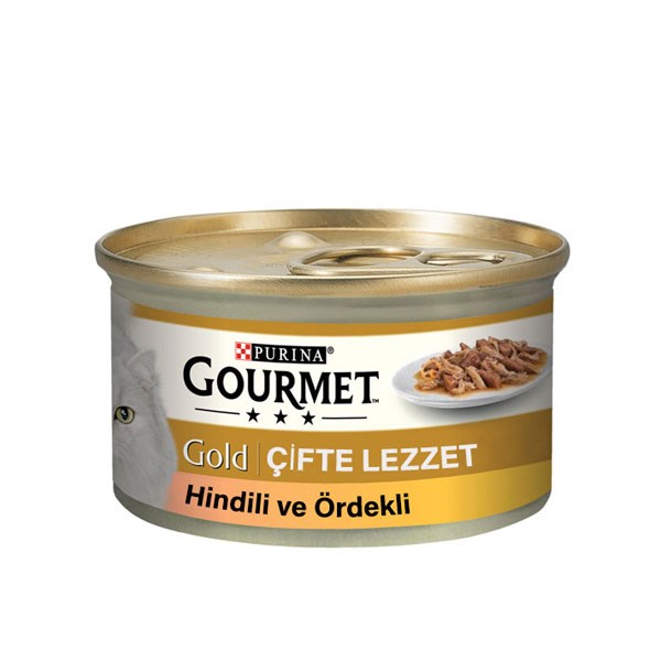 کنسرو گورمت گلد گریوی با طعم بوقلمون و اردک