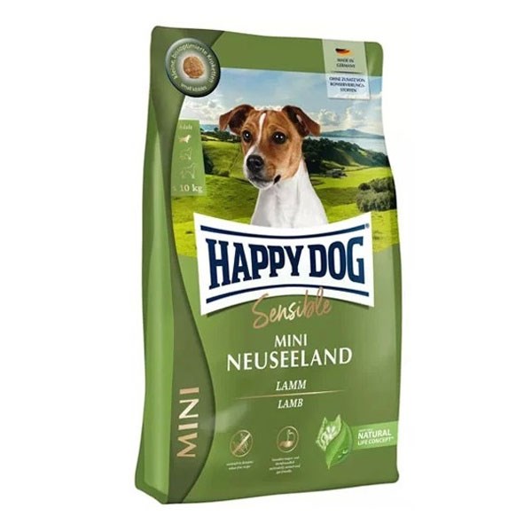 غذا خشک سگ هپی داگ مدل مینی نیوزلند طعم بره