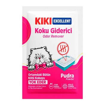 پودر خوش بو کننده و بوگیر خاک گربه KIKI رایحه پودر