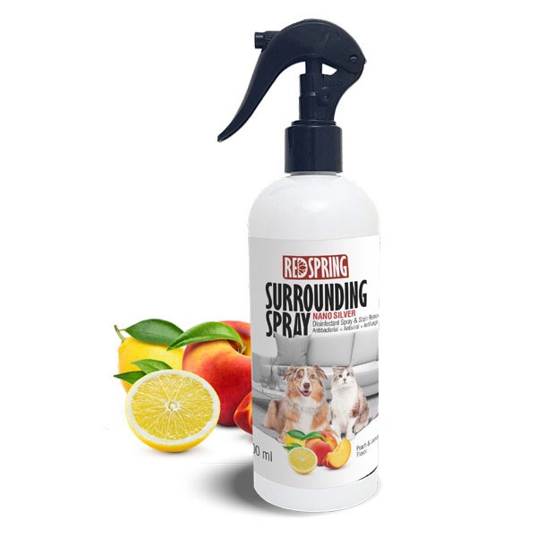 اسپری نانو ضد عفونی کننده محیط با عصاره هلو لیمو رد اسپرینگ