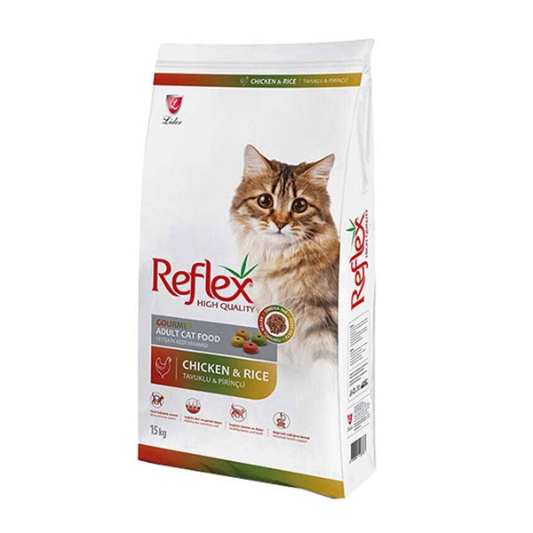 غذا خشک گربه رفلکس مولتی کالر