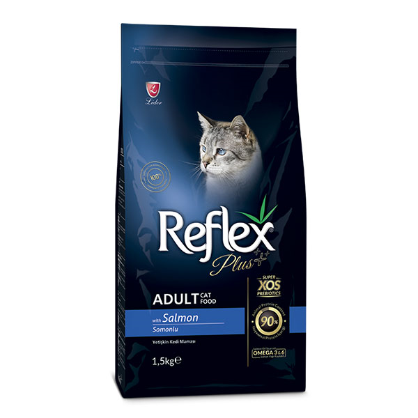 غذا خشک گربه رفلکس پلاس طعم ماهی سالمون