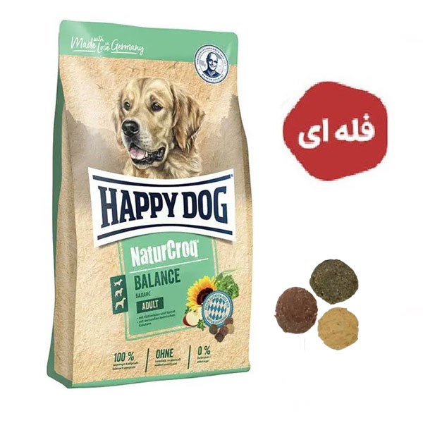 غذا خشک سگ بالغ هپی داگ نیچر کراک بالانس