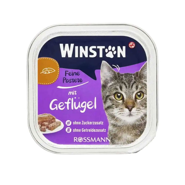 ووم گربه وینستون طعم مرغ