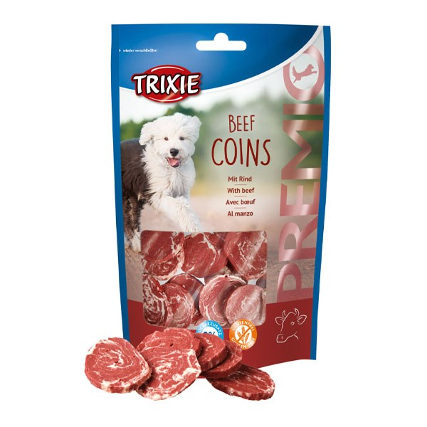 تشویقی سگ تریکسی مدل سکه ای با طعم گوساله