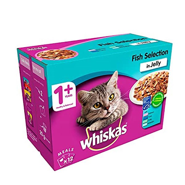 پوچ گربه ویسکاس طعم ماهی