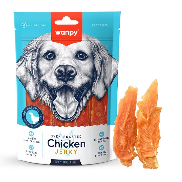 تشویقی سگ ونپی مدل Chicken Jerky