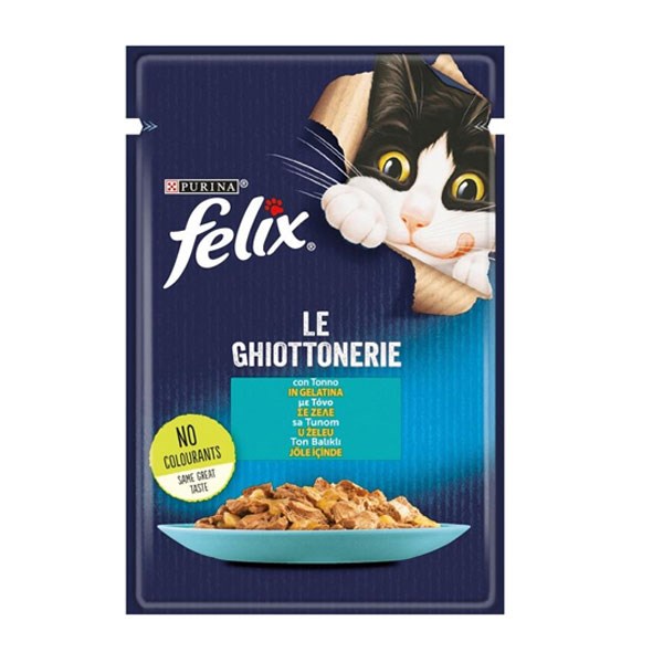 پوچ گربه فلیکس طعم ماهی کاد