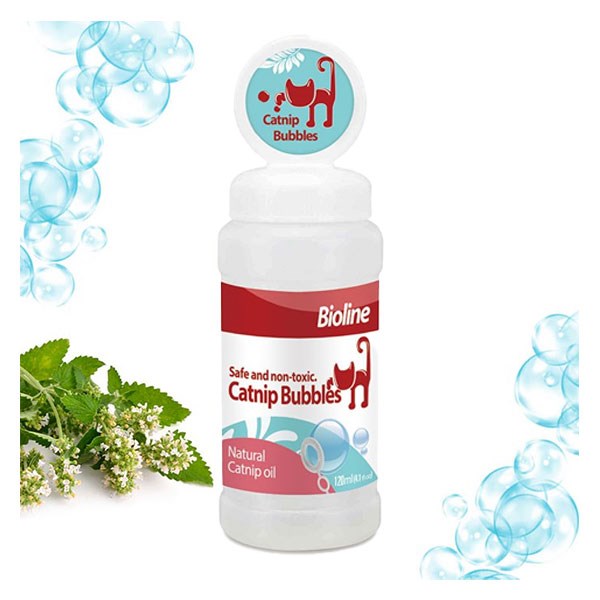 حباب ساز گربه بایولاین با رایحه کت نیپ