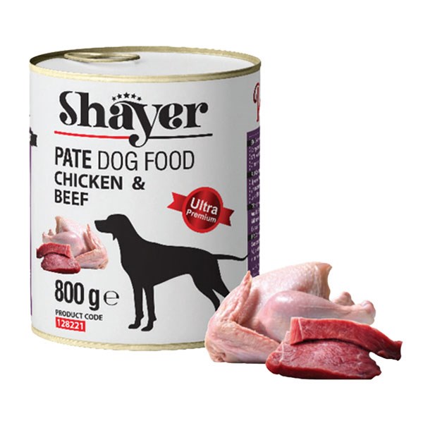 کنسرو پته سگ طعم مرغ و گوشت شایر