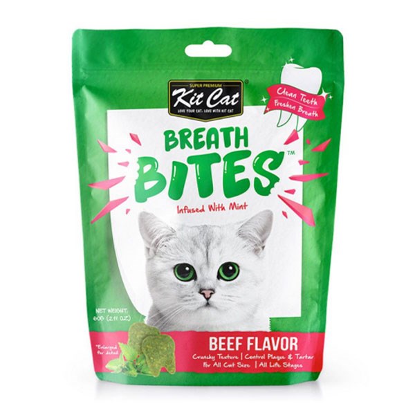 تشویقی دنتال گربه کیت کت طعم گوشت گاو