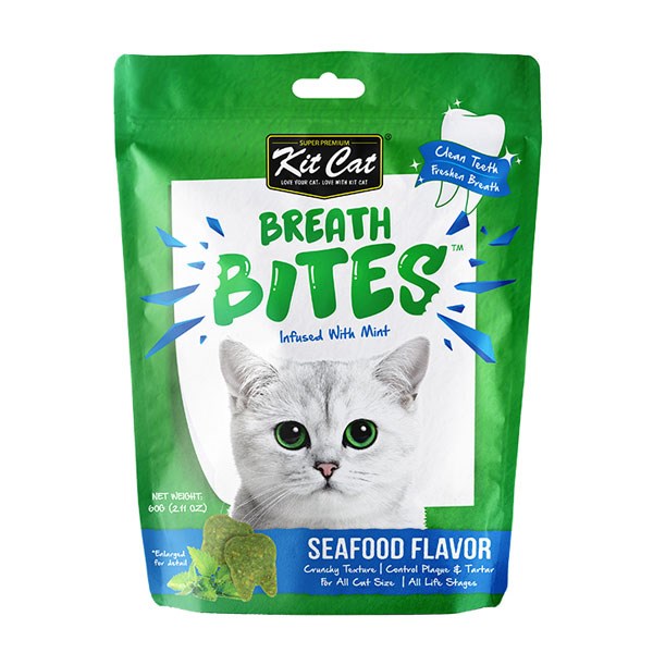 تشویقی دنتال گربه کیت کت طعم غذای دریایی