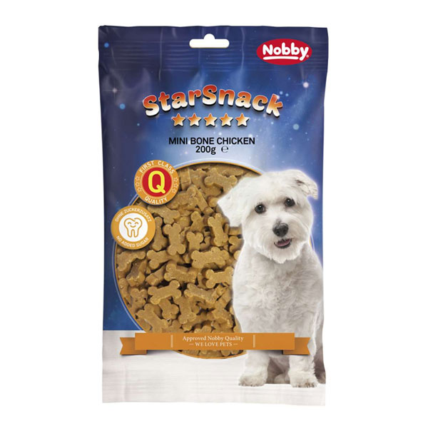 تشویقی سگ نوبی مدل Mini Bones Chicken