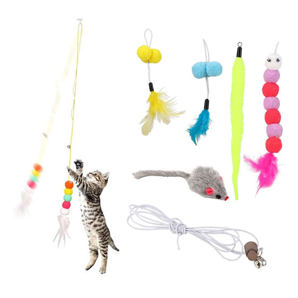 اسباب بازی گربه مدل آویز چسبان