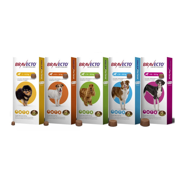 قرص ضد کک و کنه سگ براوکتو
