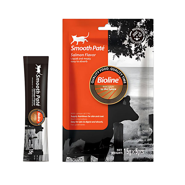 بستنی گربه بایولاین طعم ماهی سالمون