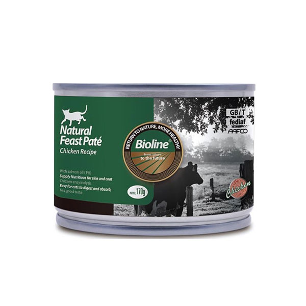 کنسرو گربه بایولاین طعم مرغ