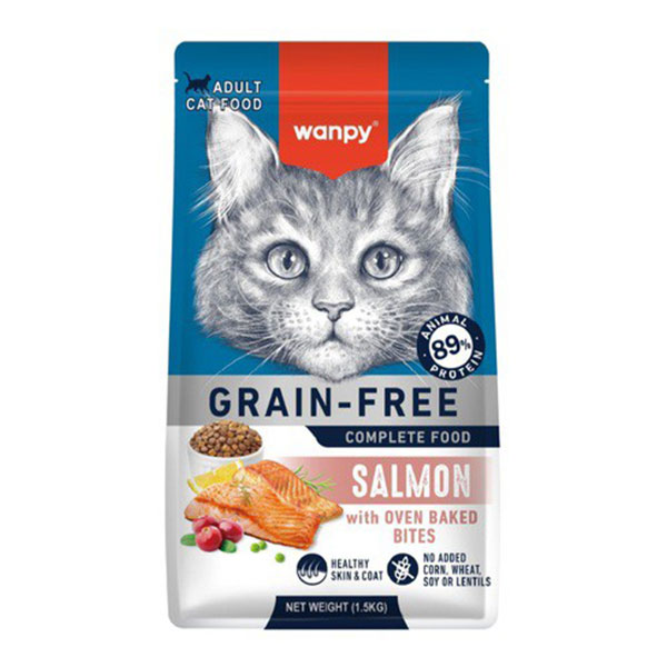 غذا خشک گربه ونپی با طعم ماهی سالمون