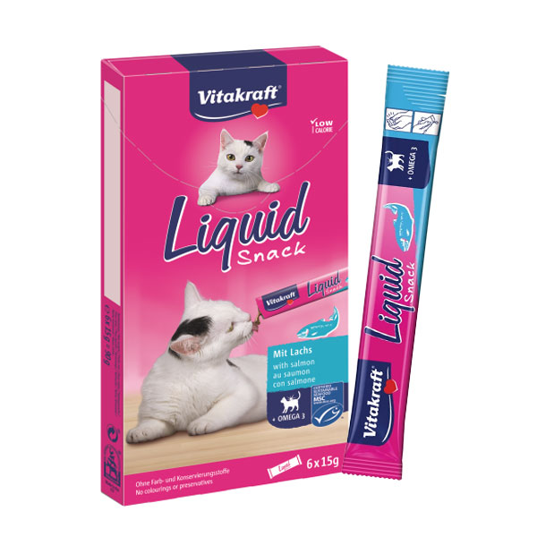 بستنی گربه ویتاکرافت طعم ماهی سالمون با امگا 3