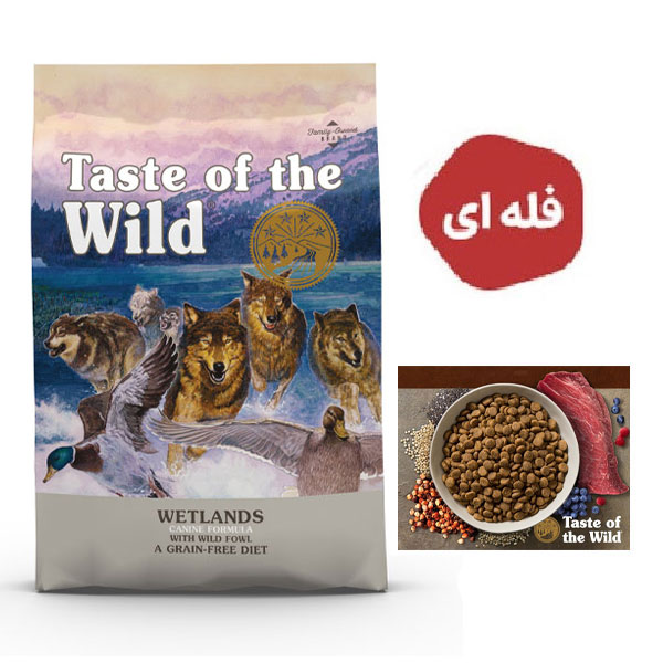 غذا خشک سگ تیست آف د وایلد با طعم میکس گوشت پرندگان