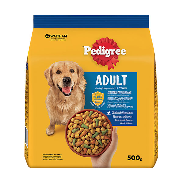 غذا خشک سگ پدیگری طعم مرغ و سبزیجات