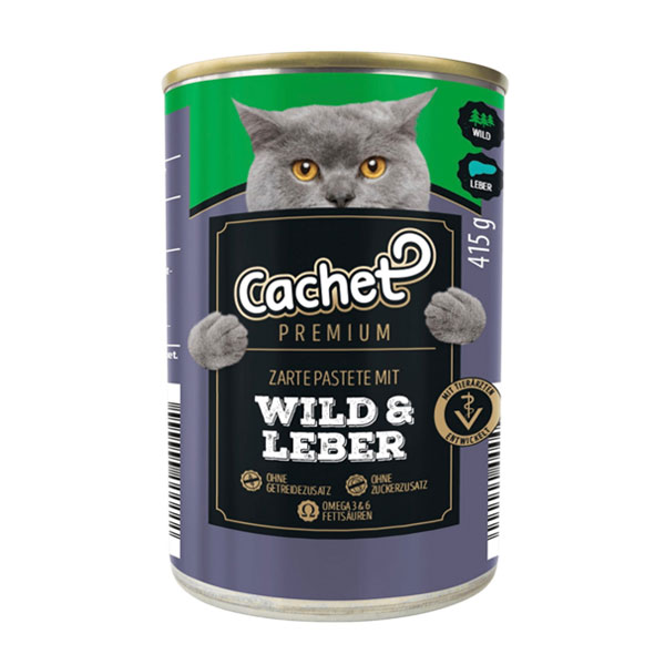 کنسرو گربه کچت طعم گوشت شکار و جگر در ژله