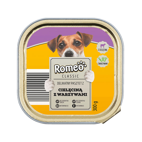 ووم سگ رومئو طعم گوشت بره و سبزیجات