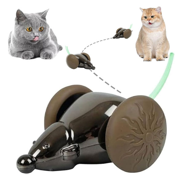 اسباب بازی گربه رباتیک موش متحرک