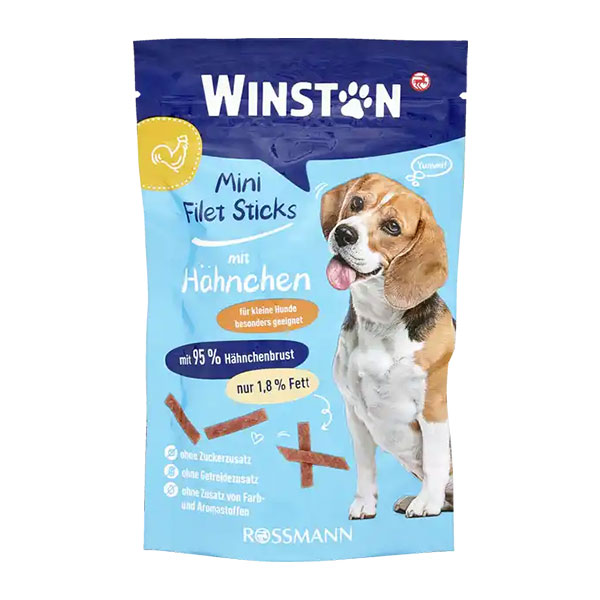 تشویقی سگ وینستون مدل Mini Filet Sticks