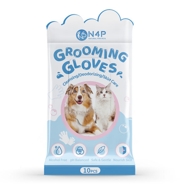 دستمال مرطوب دستکشی تمیز کننده بدن سگ و گربه N4P