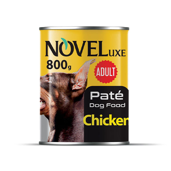 کنسرو پته سگ با طعم مرغ نوول