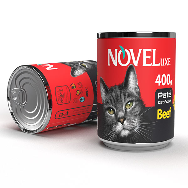 کنسرو پته گربه نوول با طعم گوشت
