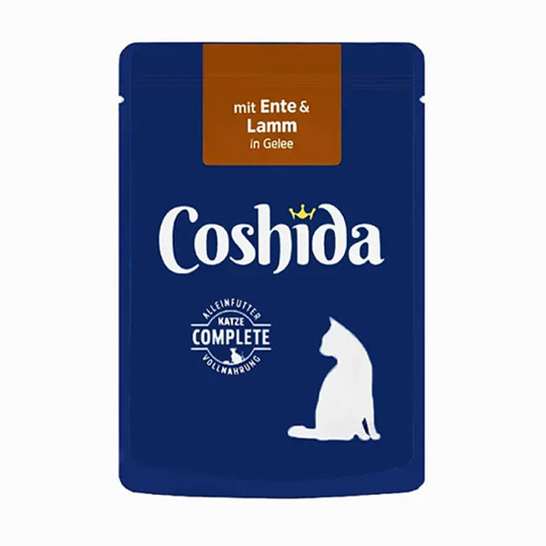 پوچ گربه کوشیدا طعم اردک و بره در ژله