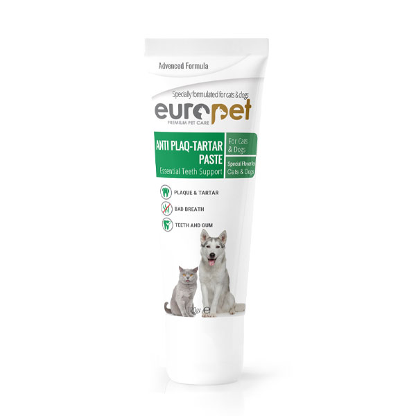 خمیر خوراکی ضد پلاک و جرم دندان سگ و گربه یوروپت
