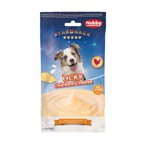 بستنی سگ نوبی طعم مرغ و پنیر