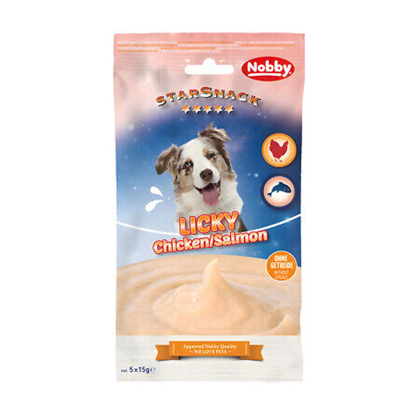 بستنی سگ نوبی طعم مرغ و سالمون