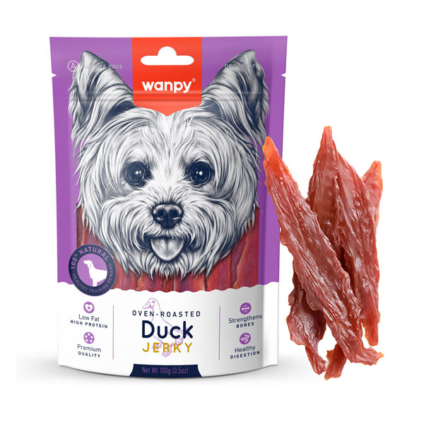 تشویقی سگ ونپی مدل Duck Jerky