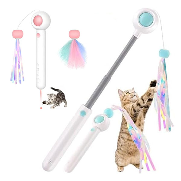 اسباب بازی سگ و گربه گجت لیزر دار سه کاره