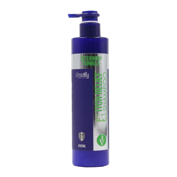 شامپو درمانی تسکین دهنده خارش حیوانات خانگی Purrify