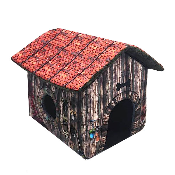 جای خواب سگ و گربه تادو طرح کلبه