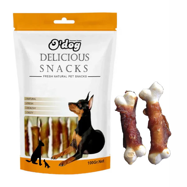 تشویقی سگ اوداگ مدل Chicken & Starch Bone