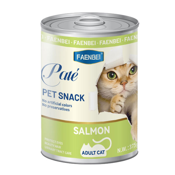 کنسرو پته گربه فنبی طعم سالمون