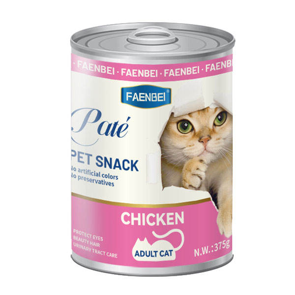 کنسرو پته گربه فنبی طعم مرغ