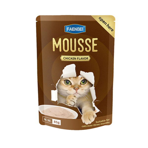 پوچ گربه فنبی طعم مرغ در موس