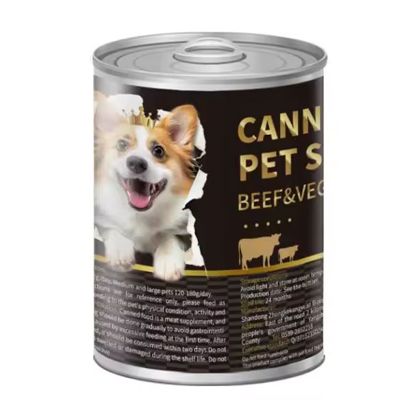 کنسرو سگ فنبی طعم گوشت و سبزیجات در موس