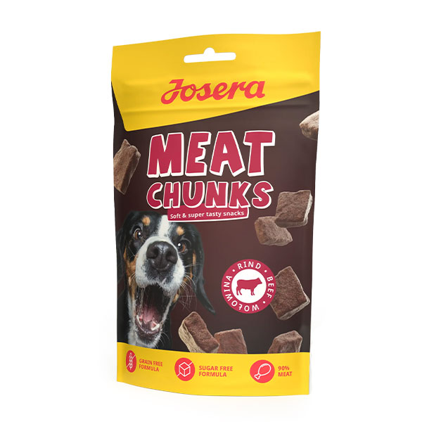 تشویقی سگ جوسرا مدل MEAT CHUNKS طعم گوشت